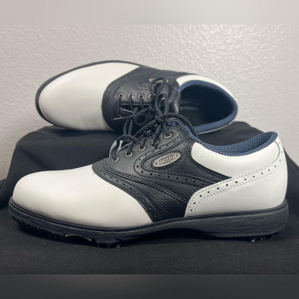 FootJoy Golf Shoes - White, Navy, Black - Women’s Size 6